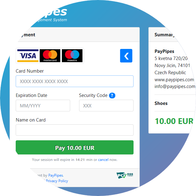 PayPipes Payment Page